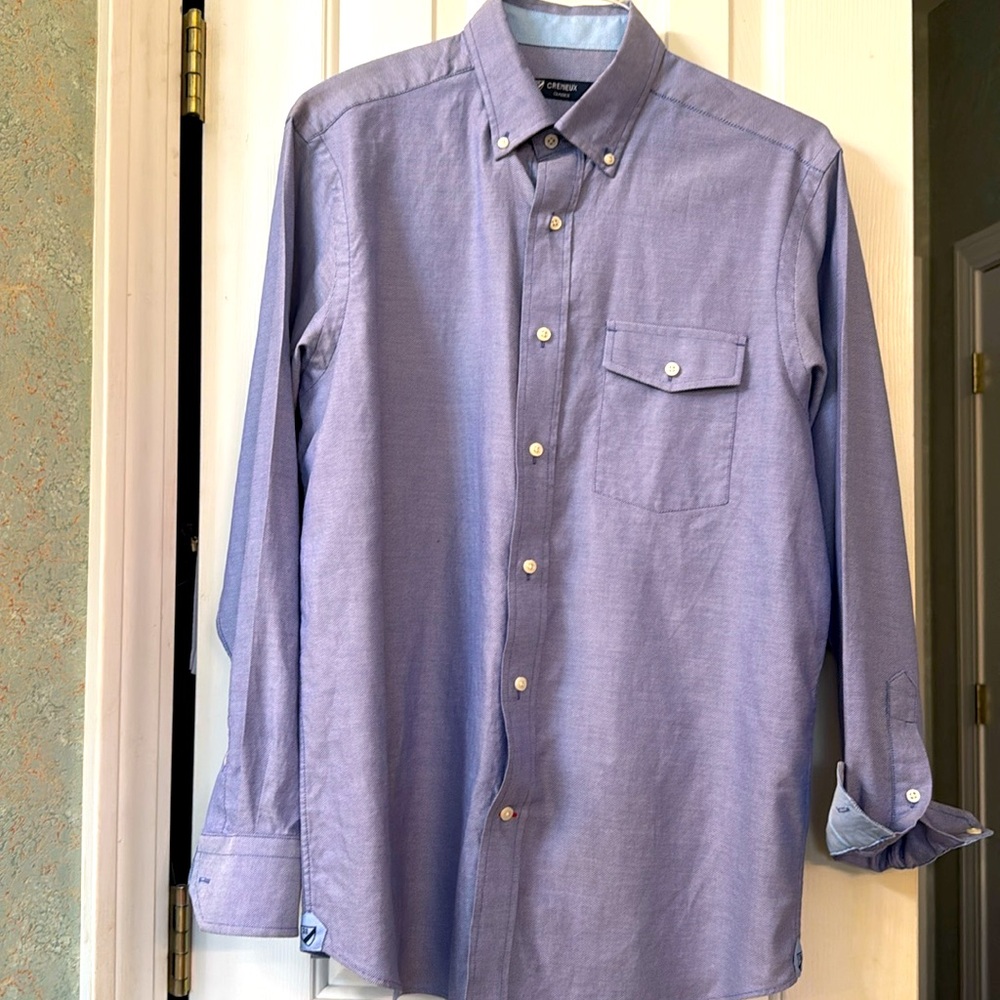 Daniel Cremieux Blue Casual Chambray Shirt